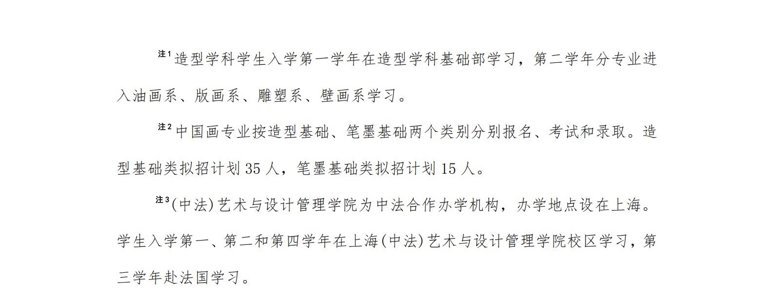 中央美術(shù)學(xué)院2025年本科招生?？紝I(yè)招生簡章
