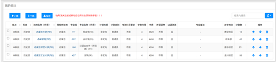 內(nèi)蒙古自治區(qū)教育考試院高考填報(bào)志愿輔助系統(tǒng)詳解